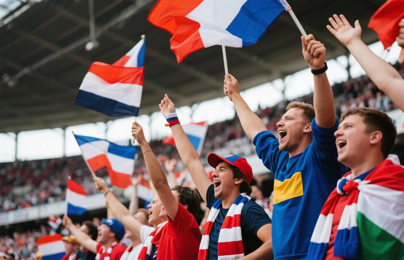 球迷看球氛围示意图